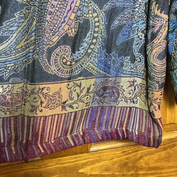 Women's Soft Surroundings Topper / Jacket Size 1X Multicolor and FABULOUS! - Picture 4 of 9